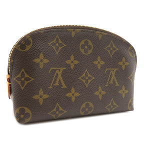 ルイヴィトン LOUIS VUITTON ポシェット・コスメティック M47515 モノグラム モノグラムキャンバス ポーチ ゴールド金具 茶 化粧ポーチ