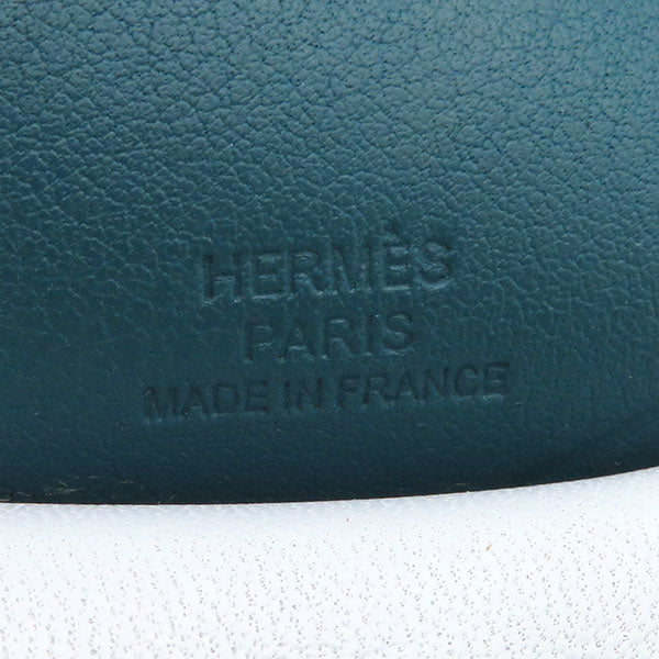 エルメス HERMES ロデオMM ペガサス ブルーブリュム×セサミ×ヴェールボスフォール アニューミロ バッグチャーム 水色 白 青 茶