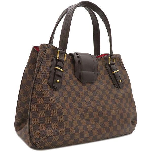 ルイヴィトン LOUIS VUITTON エベヌ グリート N48108 ダミエキャンバス ハンドバッグ ゴールド金具 茶