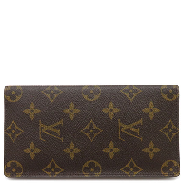 ルイヴィトン LOUIS VUITTON モノグラム ポルト バルール・カルト クレディ M61823  モノグラムキャンバス 長財布 茶 二つ折り 札入れ カード入れ