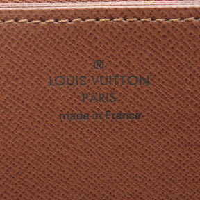 ルイヴィトン LOUIS VUITTON M42616 モノグラムキャンバス 長財布 ゴールド金具 茶 ラウンドファスナー