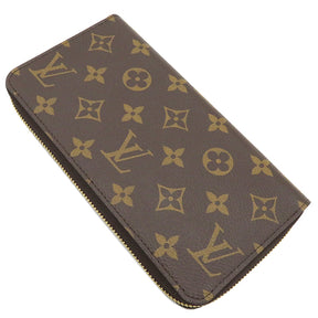 ルイヴィトン LOUIS VUITTON モノグラム ジッピー ウォレット M42616 モノグラムキャンバス 長財布 ゴールド金具 新品 未使用 茶 ラウンドファスナー