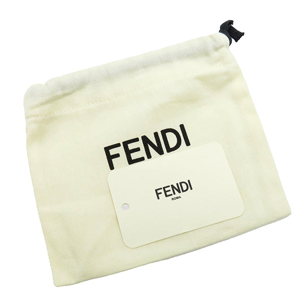 フェンディ FENDI エフイズフェンディ コンパクト財布 8M0387 レッド レザー 二つ折り財布 ゴールド金具 赤