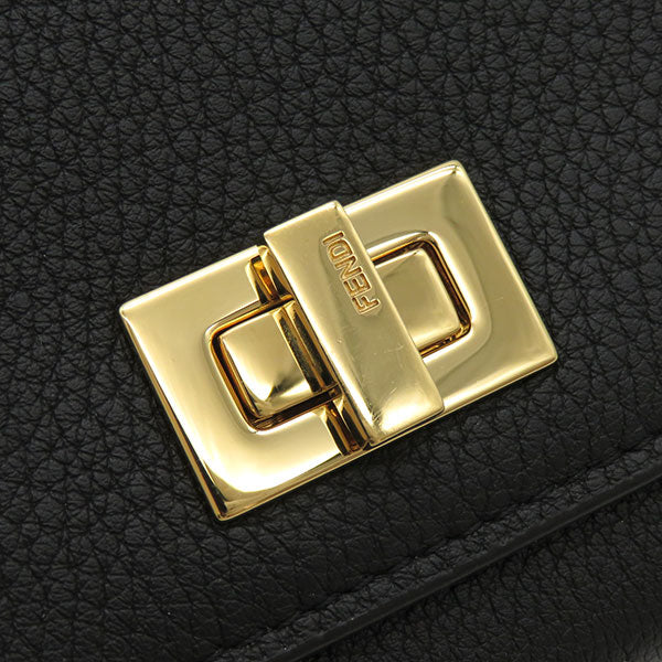 フェンディ FENDI ピーカブー コンチネンタル ウォレット ブラック