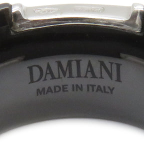 ダミアーニ DAMIANI D.ICON リング 20082194_c ブラック セラミック K18WG 1Pダイヤモンド リング 指輪 黒 18K WG ダイヤ