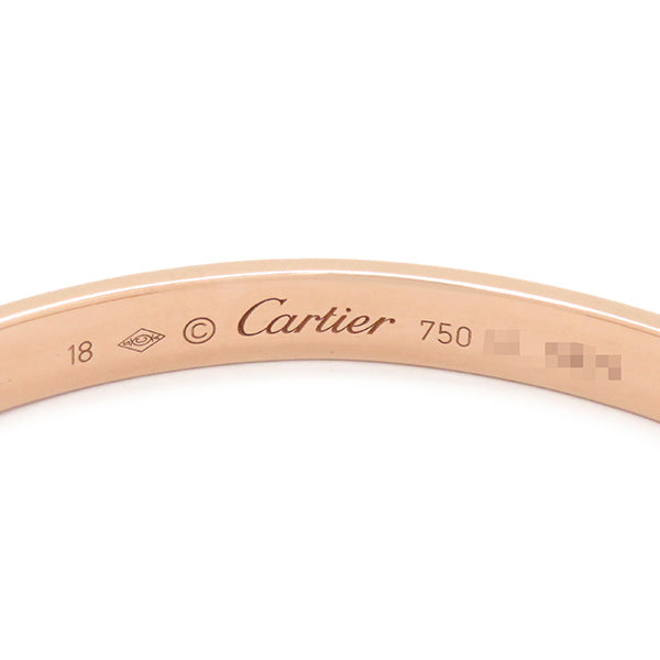 カルティエ Cartier LOVE ラブブレス オープン B6032618 ピンク 