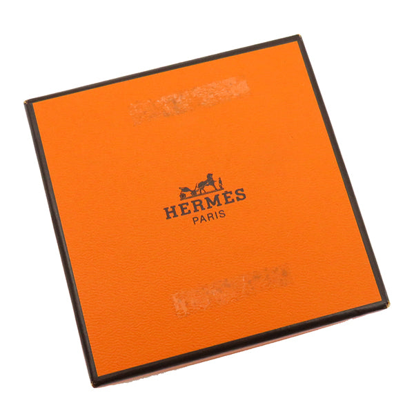 エルメス HERMES クリックH PM ブルーXシルバー メタル エナメル ブレスレット Hブレス 青