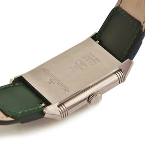 ジャガールクルト JAEGAER LECOULTRE レベルソ トリビュート スモールセコンド Q3978430 手巻き メンズ レディース 回転 緑 バー 角型