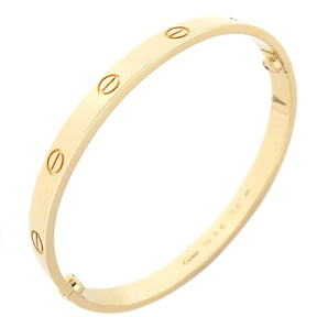 カルティエ Cartier LOVE ラブブレス CRB6067518 イエローゴールド K18YG #18 ブレスレット 750 18K 18金 バングル