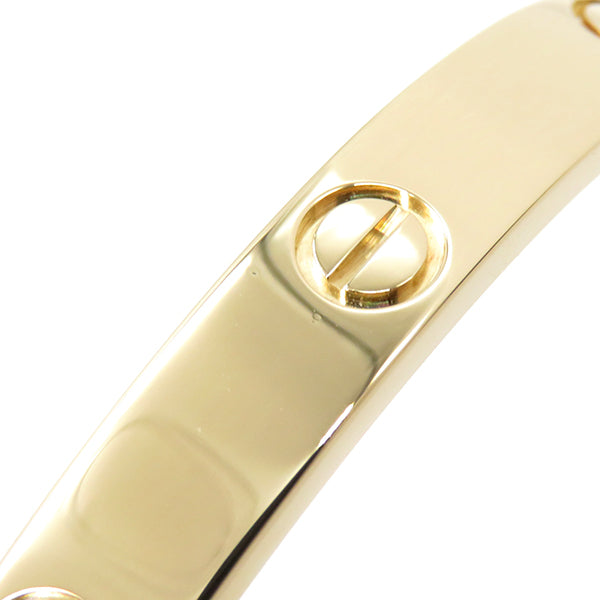 カルティエ Cartier LOVE ラブブレス CRB6067518 イエローゴールド K18YG #18 ブレスレット 750 18K 18金 バングル