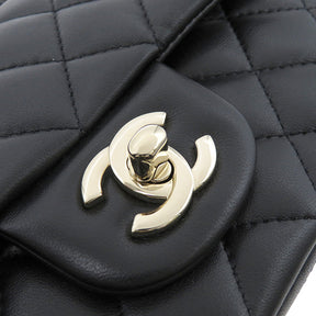 シャネル CHANEL マトラッセ 20 トップハンドル AS2431 ブラック ラムスキン 2WAYバッグ シャンパンゴールド金具 新品 未使用 ランダムシリアル 黒 ハンドバッグ