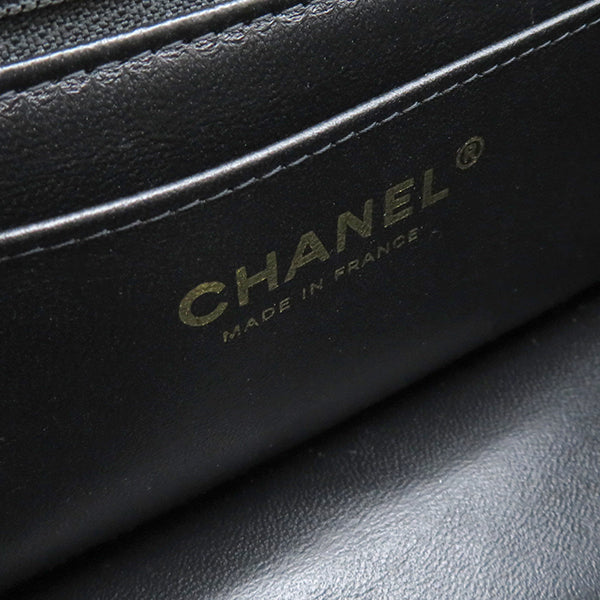 シャネル CHANEL マトラッセ 20 トップハンドル AS2431 ブラック ラムスキン 2WAYバッグ シャンパンゴールド金具 新品 未使用 ランダムシリアル 黒 ハンドバッグ