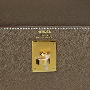 エルメス HERMES ケリーエラン エトゥープ ヴォーマダム ショルダーバッグ ゴールド金具 新品 未使用 クラッチ