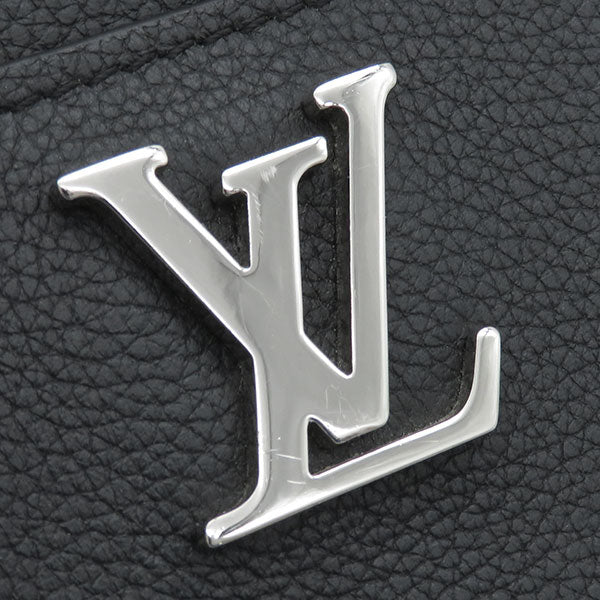 ルイヴィトン LOUIS VUITTON ブラック ジッピー ロックミー M62622 カーフ 長財布 シルバー金具 黒 ラウンドファスナー