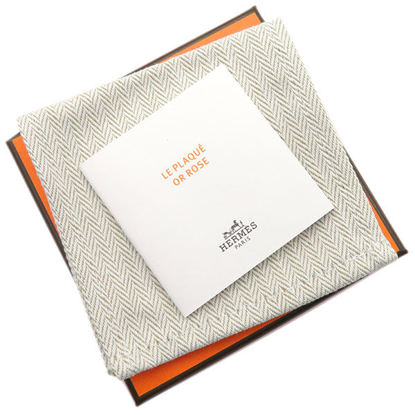 エルメス HERMES ケリー ツイスト ナタ ヴォースイフト T3 ブレスレット ローズゴールド金具 新品 未使用 バングル 白 アイボリー