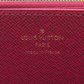 ルイヴィトン LOUIS VUITTON フューシャ ジッピー ウォレット M41895 モノグラムキャンバス 長財布 ゴールド金具 新品 未使用 茶 ボルドー ラウンドファスナー