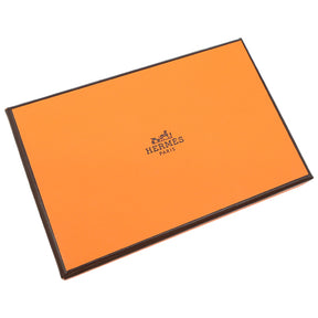 エルメス HERMES カルヴィ ゴールド オーストリッチ カードケース シルバー金具