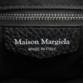 メゾン マルタン マルジェラ MAISON MARTIN MARGIELA 5AC カメラバッグ ミディアム SB1WG0010P4348 ブラック カーフ コットン ショルダーバッグ シルバー金具 黒 カレンダータグ