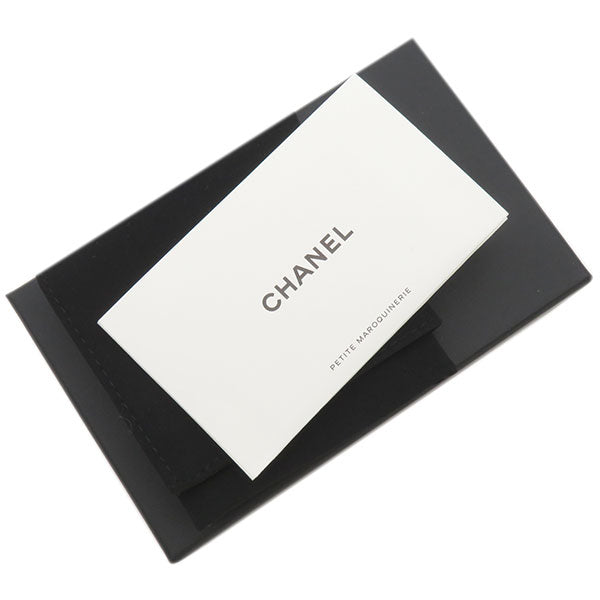 シャネル CHANEL マトラッセ ココマーク クラシック AP0213  ブラック ラムスキン カードケース ブラック金具 黒 パスケース ランダムシリアル 新品 未使用