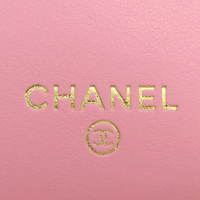 シャネル CHANEL マトラッセ ココマーク スモールウォレット AP3055 ピンク キャビアスキン 二つ折り財布 ゴールド金具 ランダムシリアル スモール ミニ