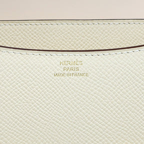 エルメス HERMES ナタ ヴォーエプソン ショルダーバッグ ゴールド金具 新品 未使用 白