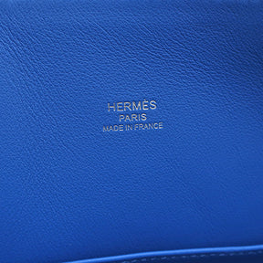 エルメス HERMES ボリード1923 25 バイカラー ブルーゼリージュ×ブルードプリュス ヴォーエプソン 2WAYバッグ シルバー金具 新品 未使用 青 ショルダー