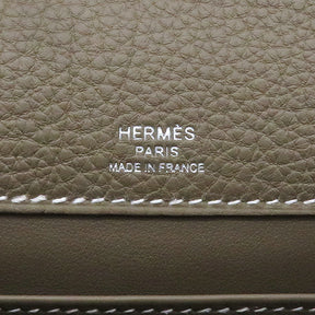 エルメス HERMES サックアデペッシュ 21 エトゥープ トリヨンクレマンス ショルダーバッグ シルバー金具 新品 未使用 グレージュ