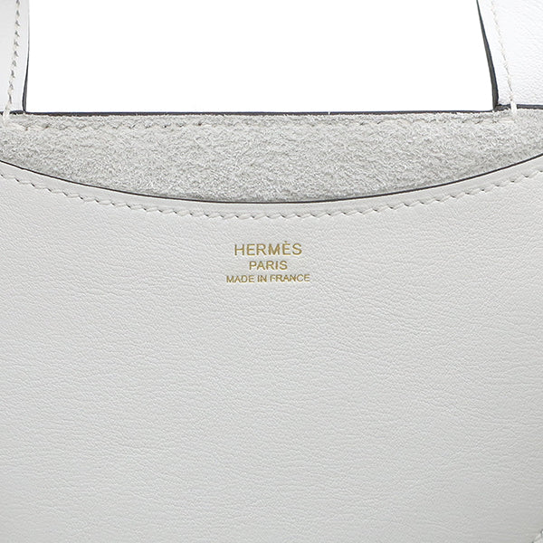 エルメス HERMES インザループ 23 ニューホワイト トリヨンクレマンス ヴォースイフト ハンドバッグ ゴールド金具 新品 未使用 白 ニューブラン