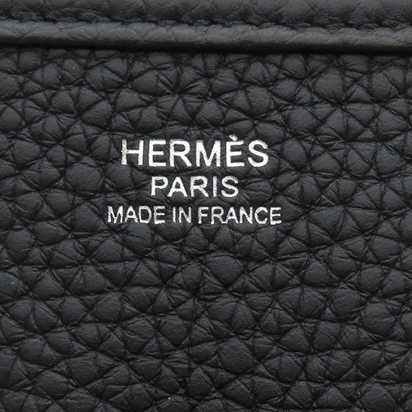 エルメス HERMES エヴリン3 PM ブラック トリヨンクレマンス ショルダーバッグ シルバー金具 黒