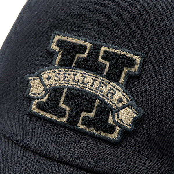 エルメス HERMES デイヴィス Hセリエ ブラック コットン #57 キャスケット シルバー金具 キャップ 帽子