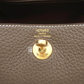 エルメス HERMES リンディ ミニ 20 エトゥープ トリヨンクレマンス ショルダーバッグ ゴールド金具 新品 未使用 グレージュ