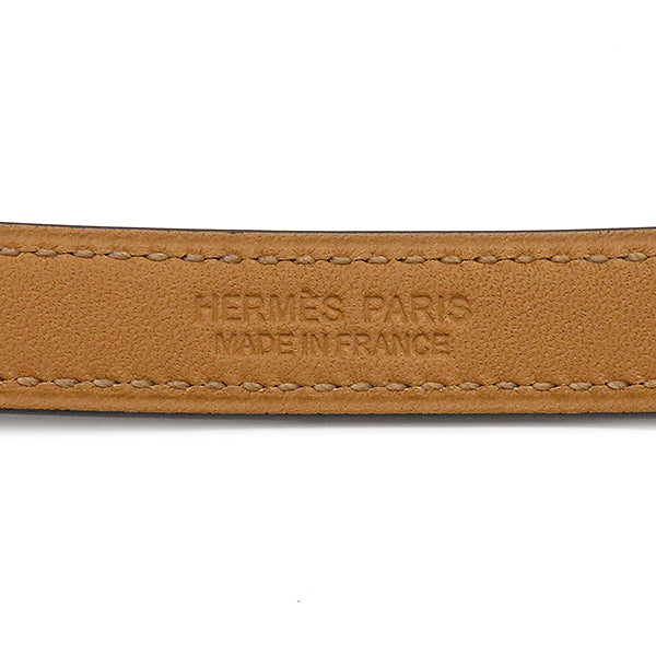 エルメス HERMES リヴァル メドール ドゥブルトゥール  ブラック レザー GP 14036 ブレスレット