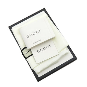 グッチ GUCCI ホースビット 1955 カードケース 621887 ブラック レザー 二つ折り財布 ゴールド金具 黒 ミニ財布