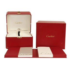 カルティエ Cartier タンク S WJ300950 クオーツ レディース ロジウム加工K18WG無垢 純正ダイヤ カーブ ビッグローマン