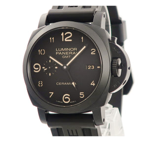 パネライ PANERAI ルミノール1950 3デイズ GMT セラミカ PAM00441 自動巻き メンズ チェラミカ 黒