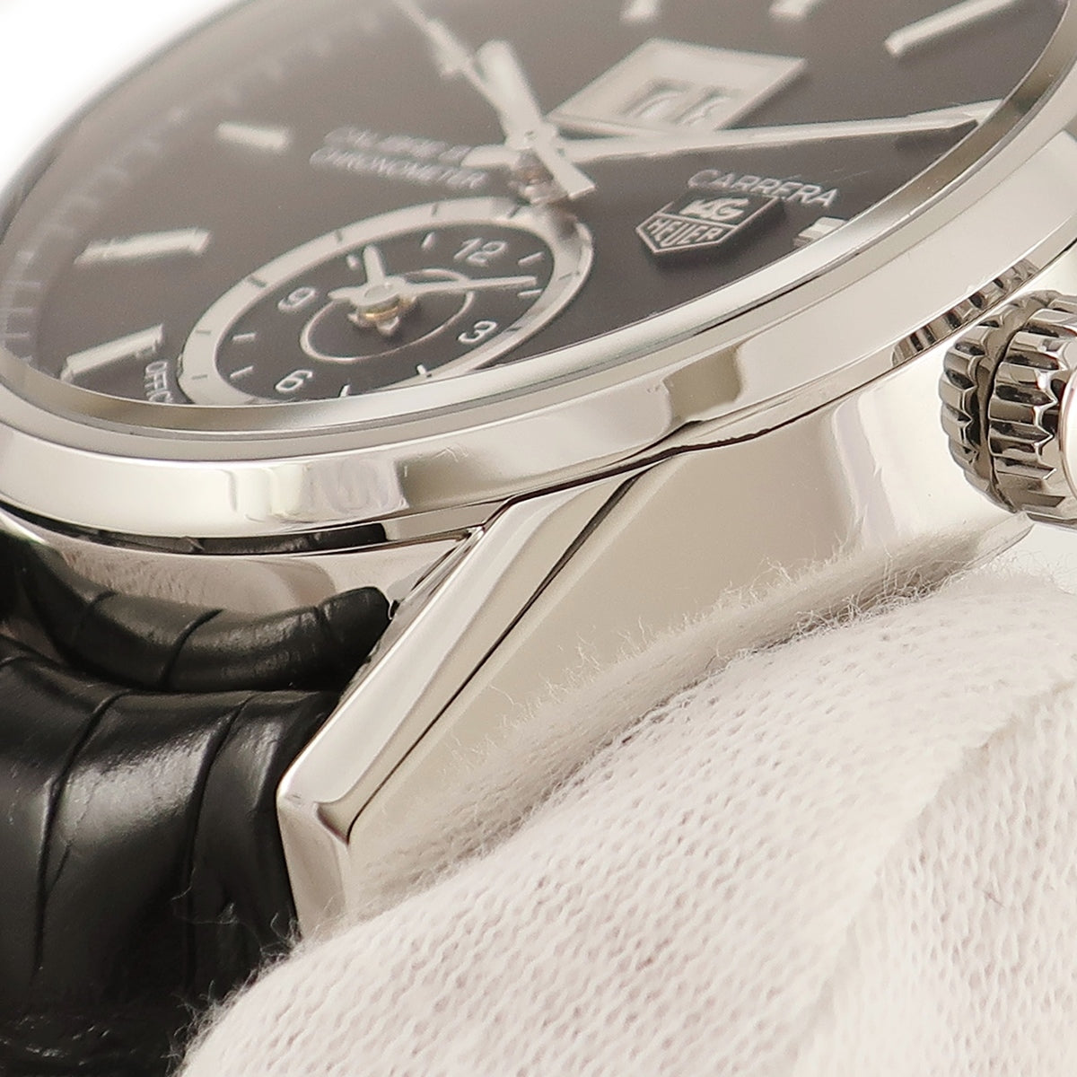 美品】タグホイヤー カレラ グランドデイト GMT キャリバー8 - 腕時計(アナログ)