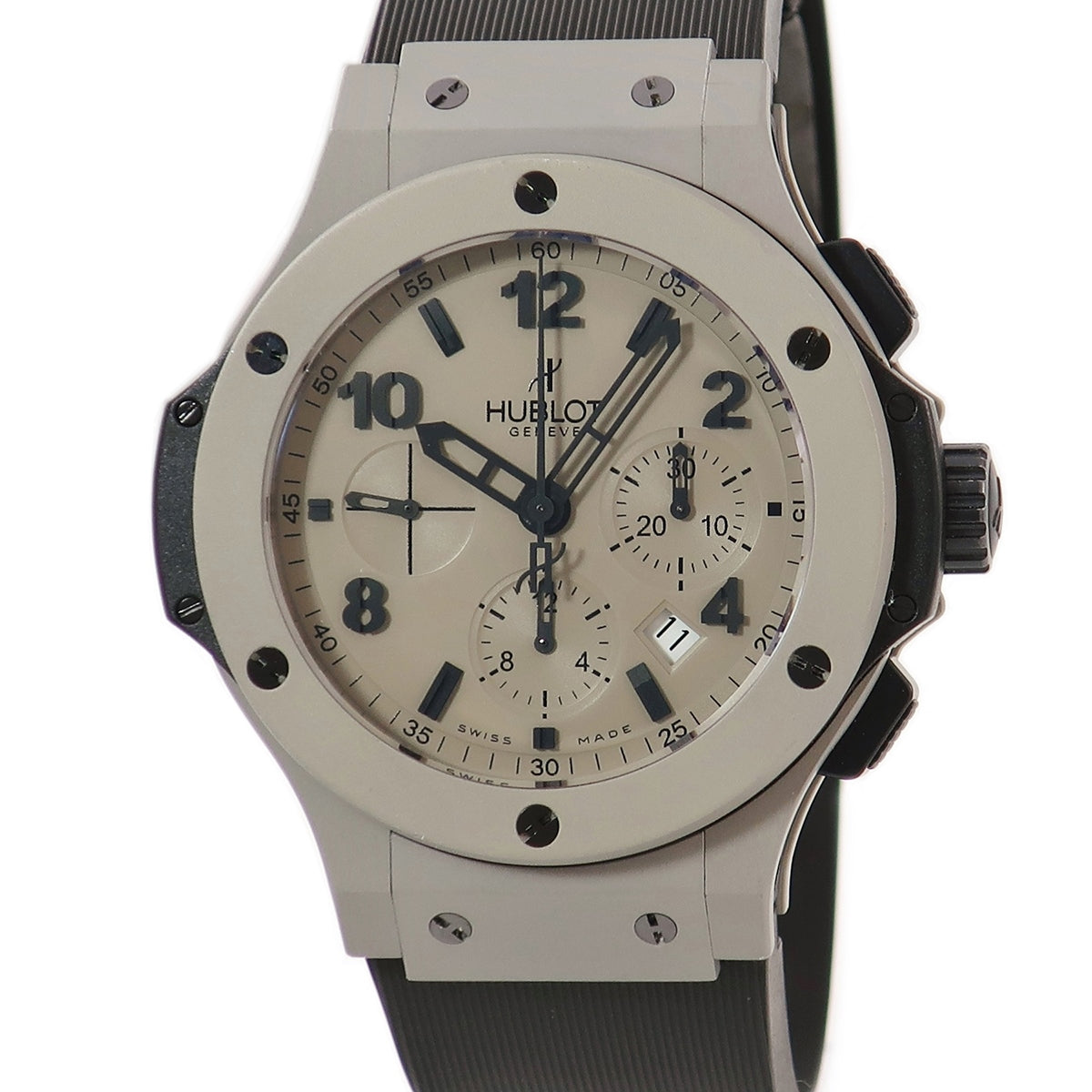 ウブロ HUBLOT ビッグバン マグバン 2 WALLY 320.UI.5510.RX 自動巻き メンズ グレージュ 新素材 軽量 限定