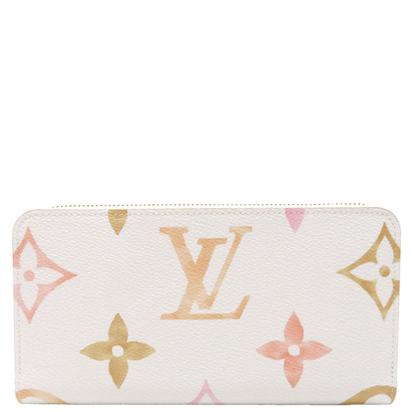 ルイヴィトン LOUIS VUITTON ベージュ バイ ザ プール ジッピー・ウォレット M82385 モノグラムキャンバス 長財布 ゴールド金具 新品 未使用 白 ラウンドファスナー