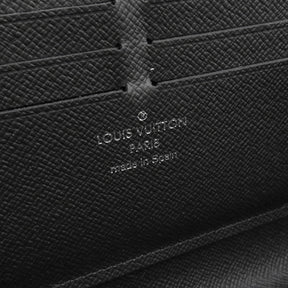 ルイヴィトン LOUIS VUITTON ブラック ジッピー・ドラゴンヌ M69409 タイガ 長財布 シルバー金具 黒 L字ファスナー