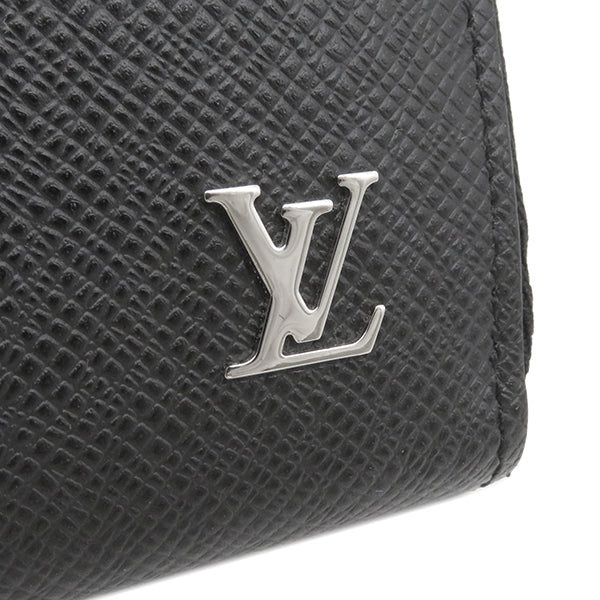 ルイヴィトン LOUIS VUITTON ブラック ジッピー・ドラゴンヌ M69409 タイガ 長財布 シルバー金具 黒 L字