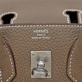 エルメス HERMES バーキン25 エトゥープ トゴ ハンドバッグ シルバー金具 グレージュ 新品 未使用