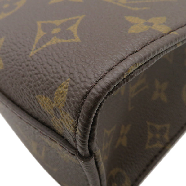 ルイヴィトン LOUIS VUITTON サックプラ PM M46263 モノグラム モノグラムキャンバス 2WAYバッグ ゴールド金具 茶  ショルダー トート