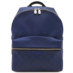 ルイヴィトン LOUIS VUITTON ディスカバリー バックパック M30229 コバルト タイガ モノグラムエクリプスキャンバス  リュック・デイパック シルバー金具 青 ネイビー 紺 タイガラマ