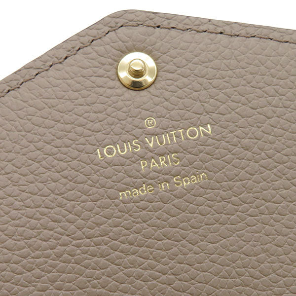 ルイヴィトン LOUIS VUITTON トゥルトレール クレーム ポルトフォイユ・サラ  M81049 モノグラムアンプラント 長財布 ゴールド金具 ベージュ