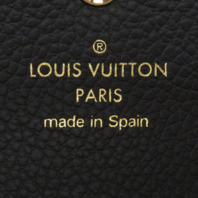 ルイヴィトン LOUIS VUITTON ポルトフォイユ サラ M80496 ブラック×ベージュ モノグラムアンプラント 長財布 ゴールド金具 黒 フラップ バイカラー