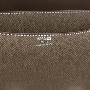 エルメス HERMES - エトゥープ ヴォーエプソン ショルダーバッグ シルバー金具 グレージュ