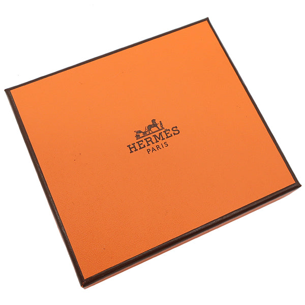 エルメス HERMES バスティア エトゥープ ヴォーエプソン コインケース シルバー金具 新品 未使用 グレージュ