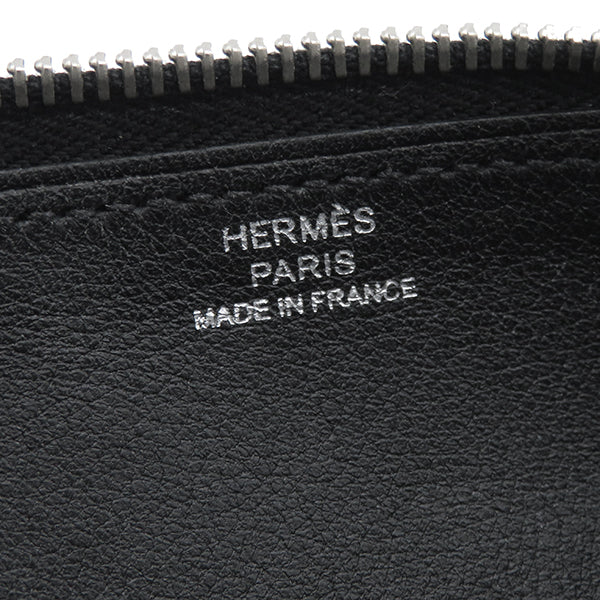 エルメス HERMES ピッコロ ブラック ヴォースイフト ペンケース シルバー金具 ペンケース