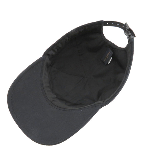 ルイヴィトン LOUIS VUITTON アエログラム M77125 ブラック コットン 14039 キャップ ブラック金具 黒 帽子