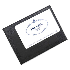 プラダ PRADA サフィアーノ メタル 6連 2PG222 ブラック レザー キーケース ガンメタル金具 鍵入れ 黒